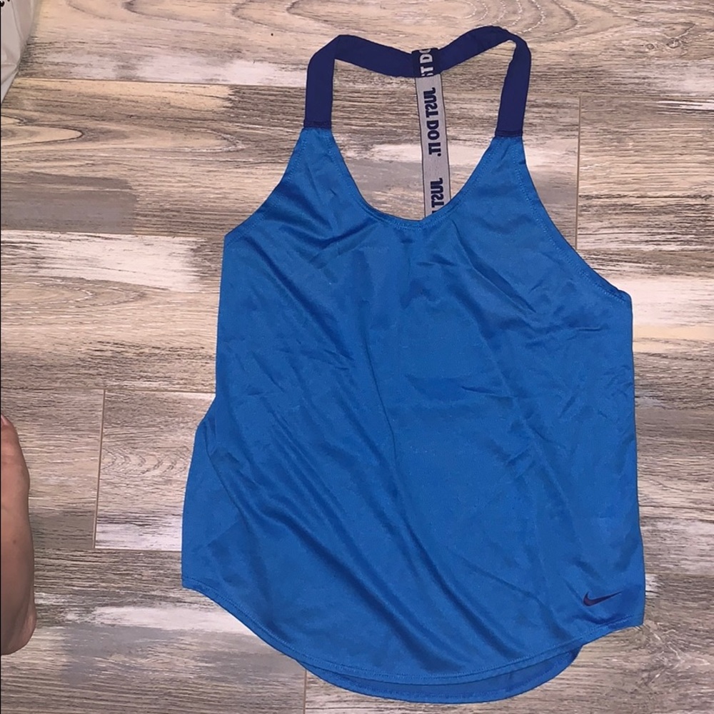 Blue tank